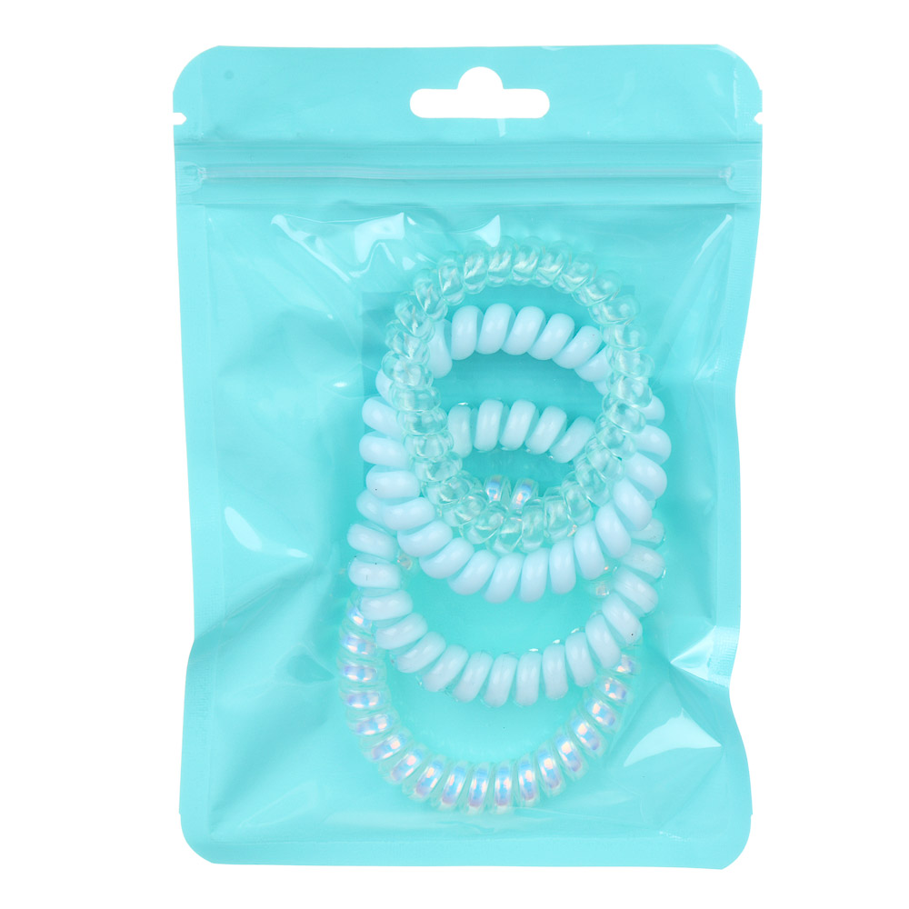 Резинки-пружинки для волос BY Русские супергерои 4шт, ТПУ, 5см, 3 сочетания, арт.№ 322-295