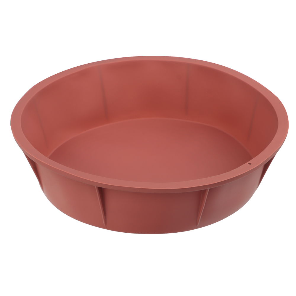 Форма силиконовая d20x5см, круглая, 3 цвета, арт.№ 856-100