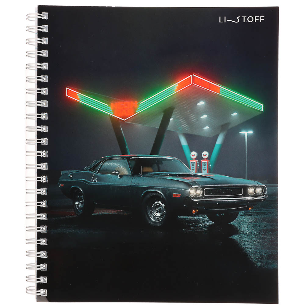 Тетрадь 80 л., А5, БЕЛЫЕ ЛИСТЫ, в клетку, обл.мел. картон, на спирали, микс, арт.№ 578-177