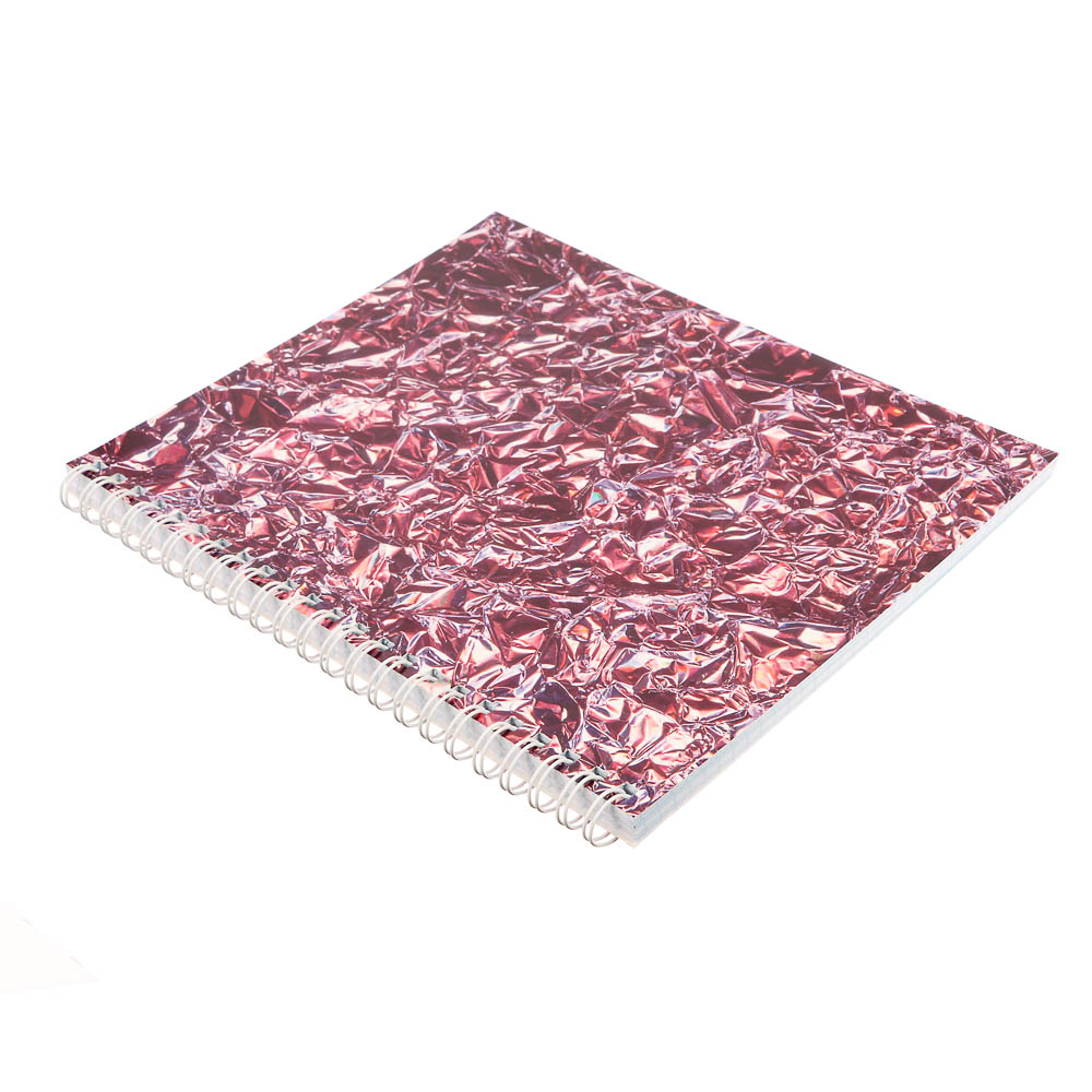 Тетрадь 80 л., А5, БЕЛЫЕ ЛИСТЫ, в клетку, обл.мел. картон, на спирали, микс, арт.№ 578-177