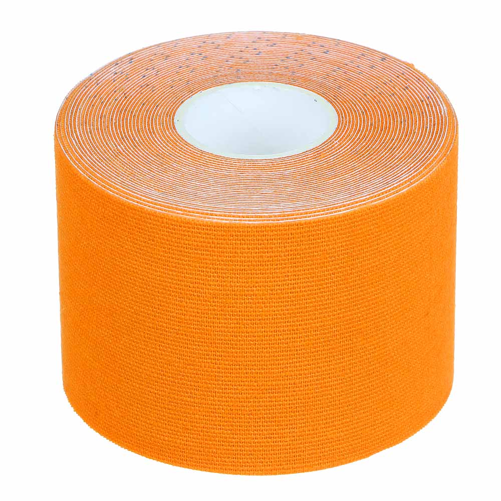 РЫЖИЙ Тейп-лента кинезиологическая, самоклеящаяся, хлопок, 5м x 5см, арт.№ 005-008