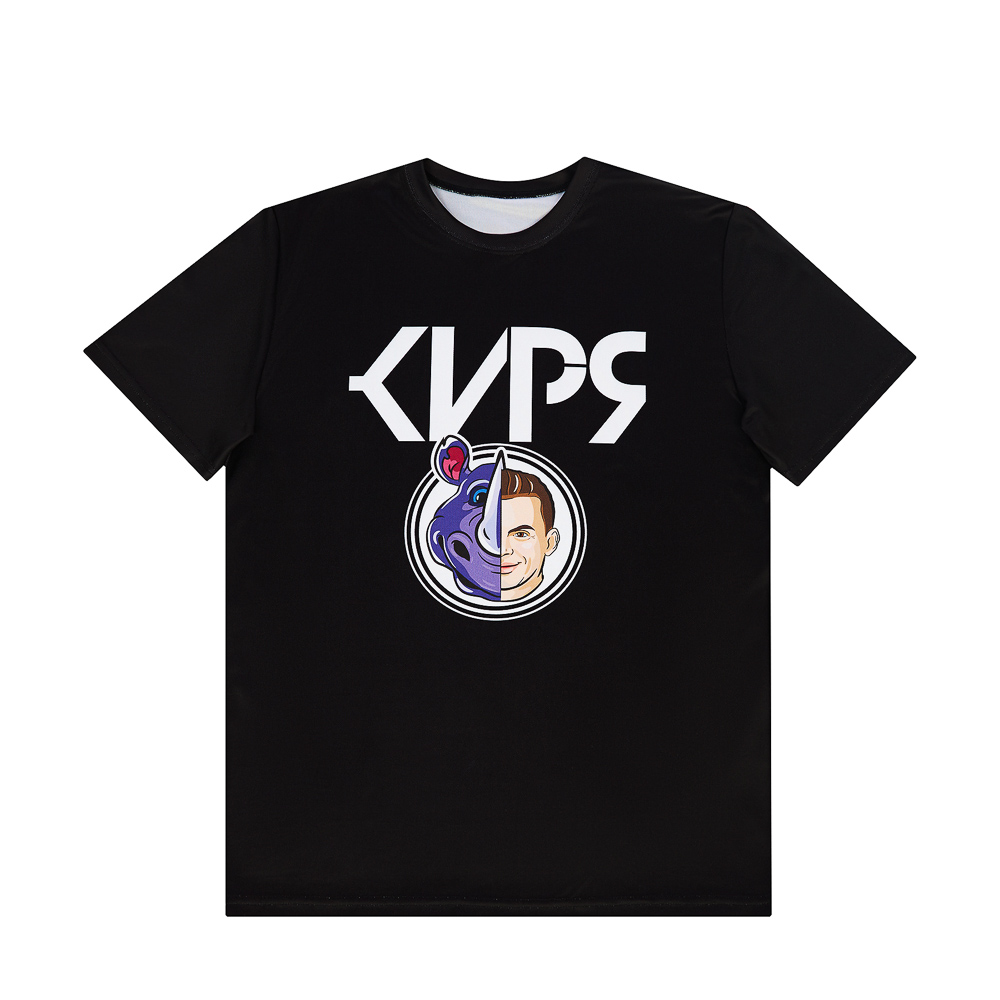 Футболка спортивная для взрослых "КИРЯ", размер S, 100% полиэстер, 4 дизайна, арт.№ 006-007