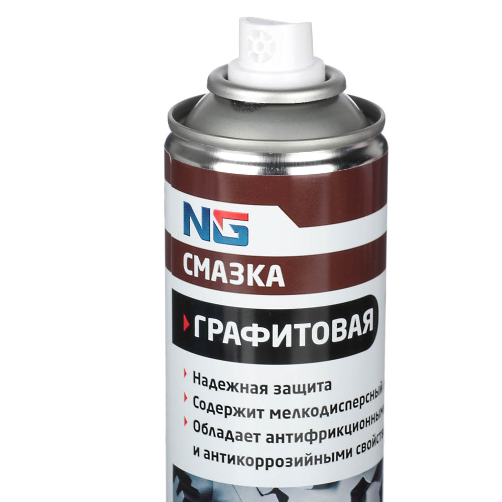 ЕРМАК / NG Смазка универсальная графитовая 335 мл (аэрозоль), арт.№ 727-111