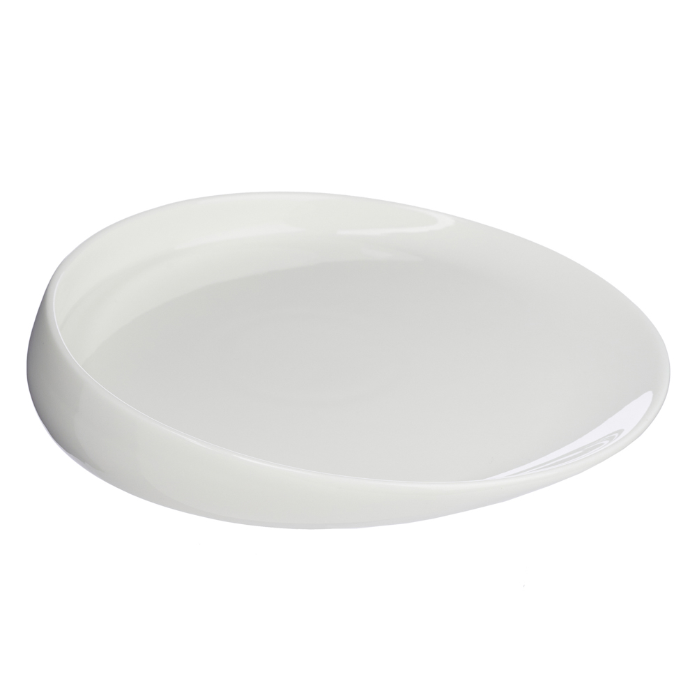 Ivlev Chef Элеганс Тарелка закусочная, 20х19,5х3см, фарфор, арт.№ 824-555