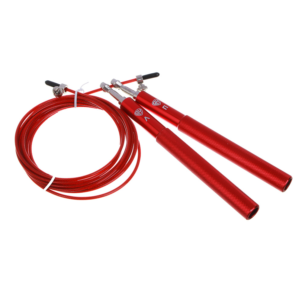 Скакалка скоростная тм BY Русские Супергерои, 3м, d2.3мм, PVC, алюминий, сталь, арт.№ 190-027