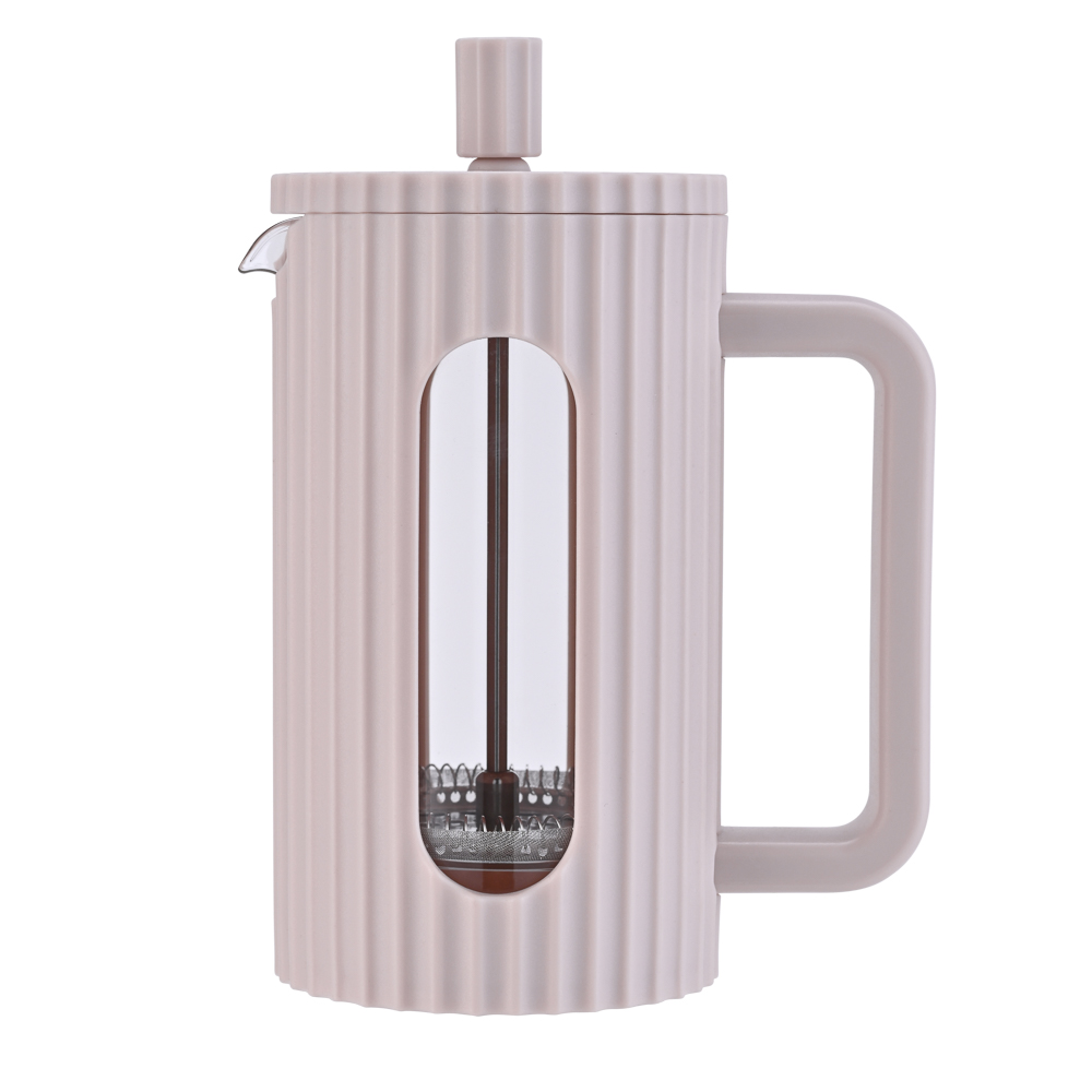 Френч-пресс тм SATOSHI Бургунди 600 мл, жаропрочное стекло, 2 цвета, арт.№ 850-287