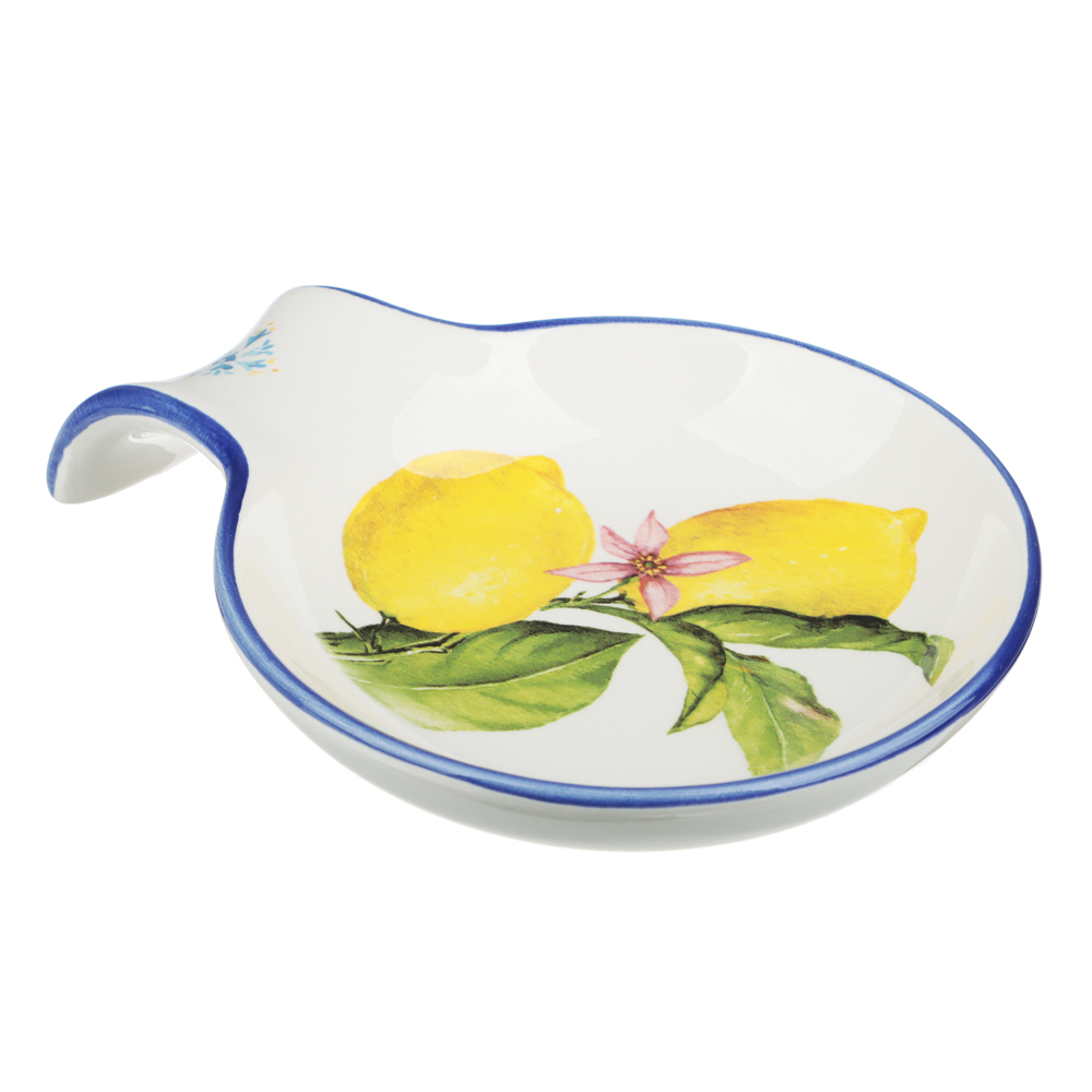 MILLIMI Лимоны Подставка для ложки, 15х11,5х2,5см, керамика, арт.№ 824-529