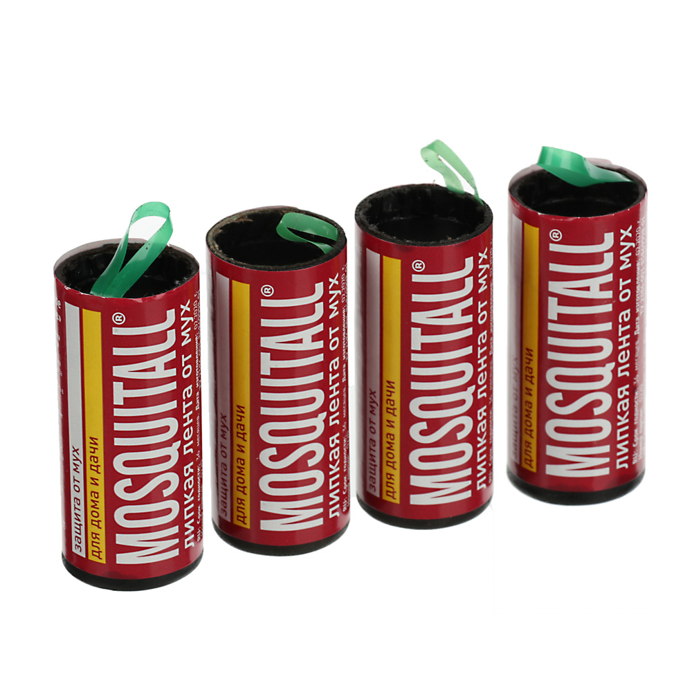Лента липкая от мух MOSQUITALL 4 шт, арт.07-082, арт.№ 968-015