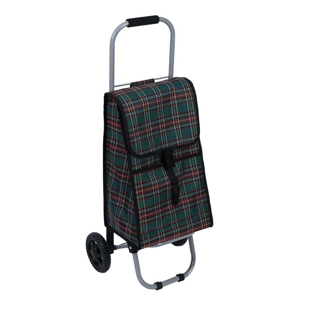 Тележка + сумка тм VETTA, до 20кг, 84x32x28см, 29 л, оксфорд, колеса ЭВА d14см, арт.№ 467-269