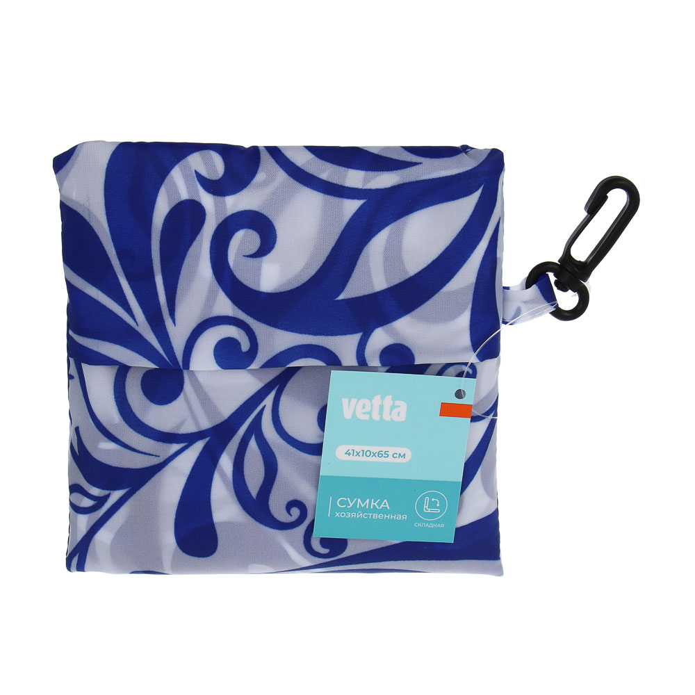 Сумка хозяйственная тм VETTA, складная, 41x10x65 см, полиэстер, арт.№ 467-270