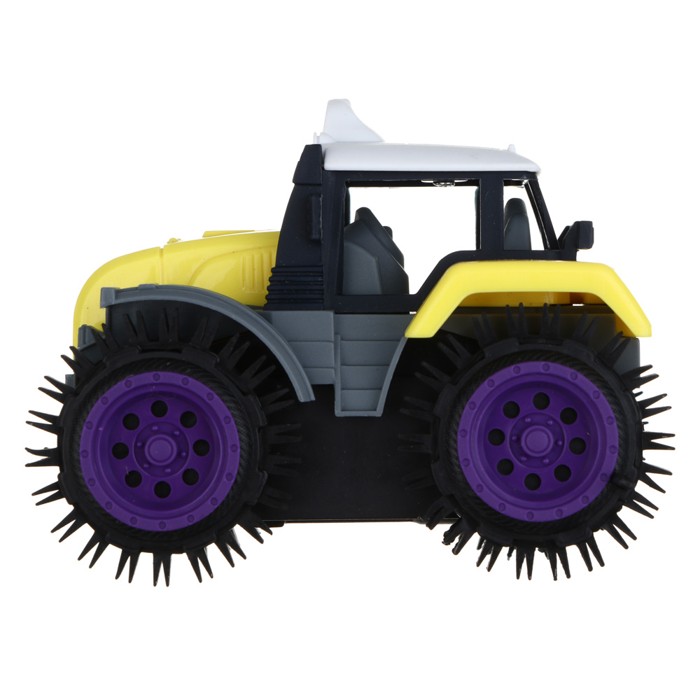 ИГРОЛЕНД Трактор-перевёртыш, 2хАА, PP, 10х8х8,5см, 3 дизайна, арт.№ 292-392