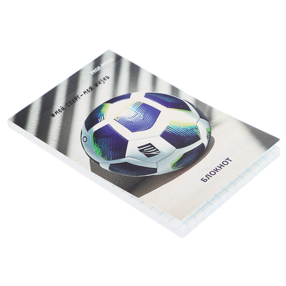 Блокнот А7, 48л, офсет, обложка картон, склейка, в ассортименте, арт.№ 540-019