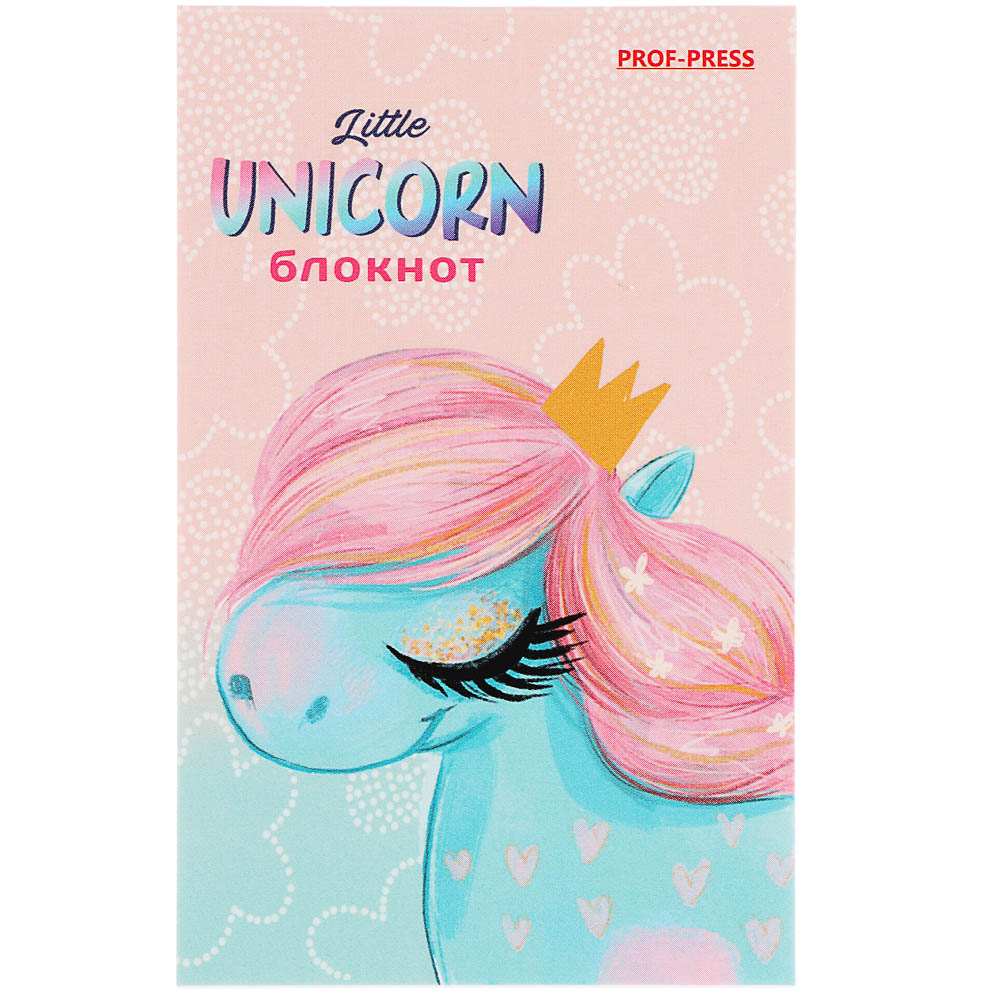 Блокнот А7, 48л, офсет, обложка картон, склейка, в ассортименте, арт.№ 540-019