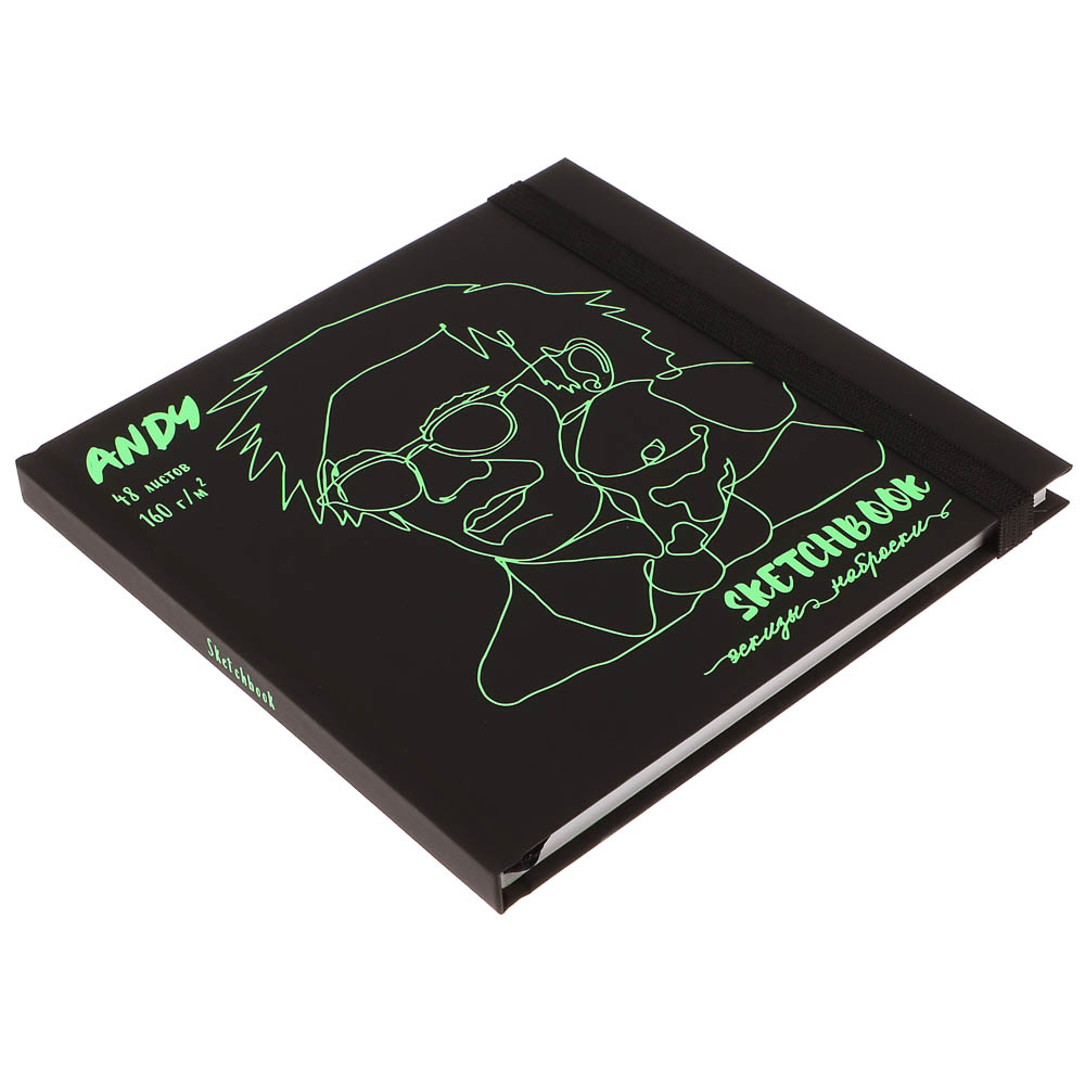 Скетчбук (альбом), тверд.подложка, спираль, в ассортименте, арт.№ 515-076