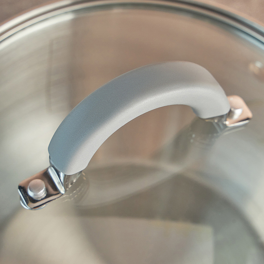 VETTA Вена Кастрюля 16х9,5см. 1,9л. со стекл. крышкой, индукция, арт.№ 822-043