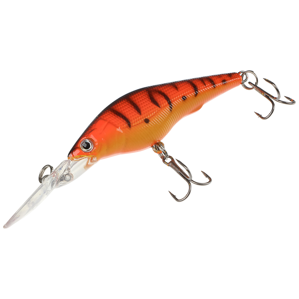 Воблер "Минноу Классик" тм AZOR FISHING, F, 5,7гр, 87мм, 1,0-1,5 м, 5 цветов, арт.№ 145-143