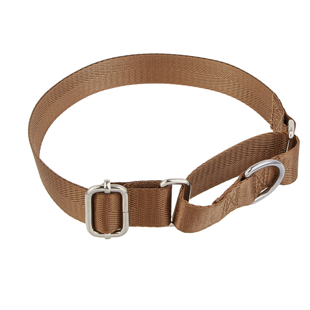 Ошейник для животных тм VETTA, нейлон, хаки/беж, обхват шеи 30-45см, арт.№ 273-584