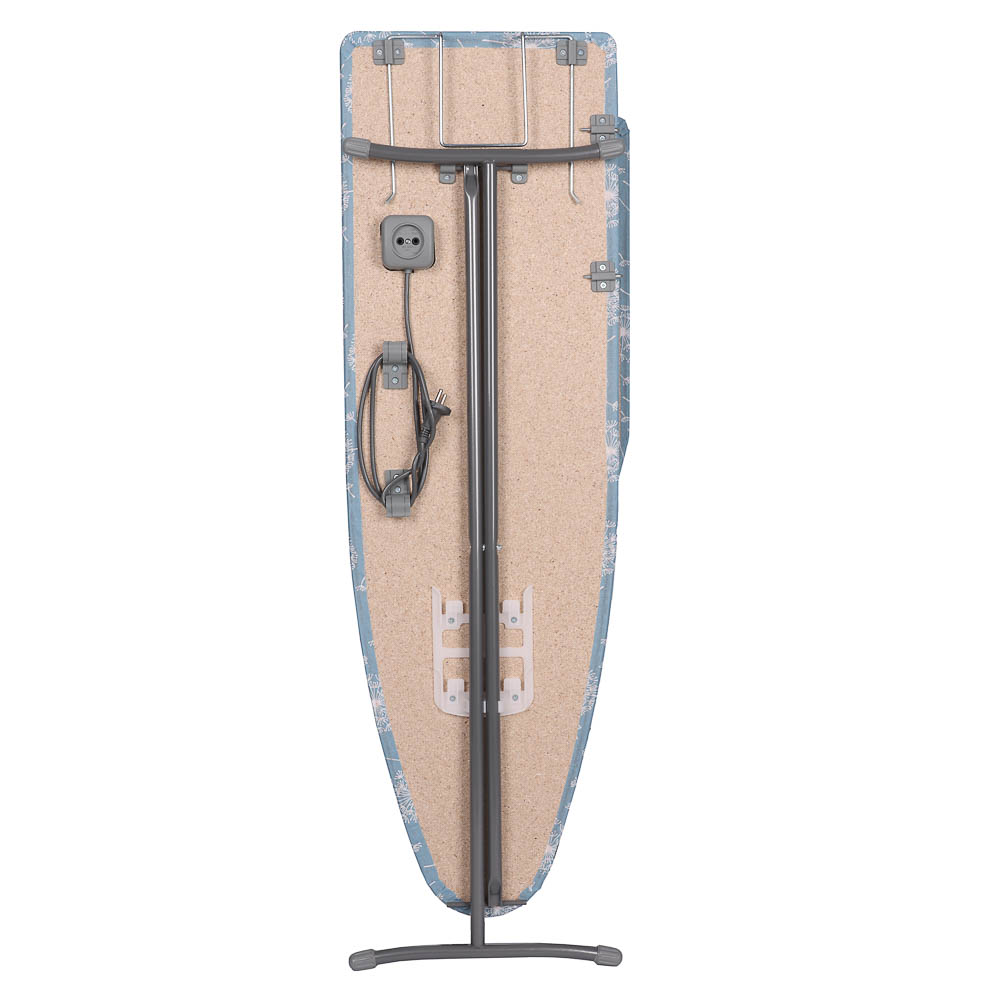 VETTA Доска гладильная ДСП, 1120х350х80(ДхШхВ)мм,выдвиж.подставка п/утюг,подрукавник,удл. 1,6м ДЛ-4, арт.№ 451-108