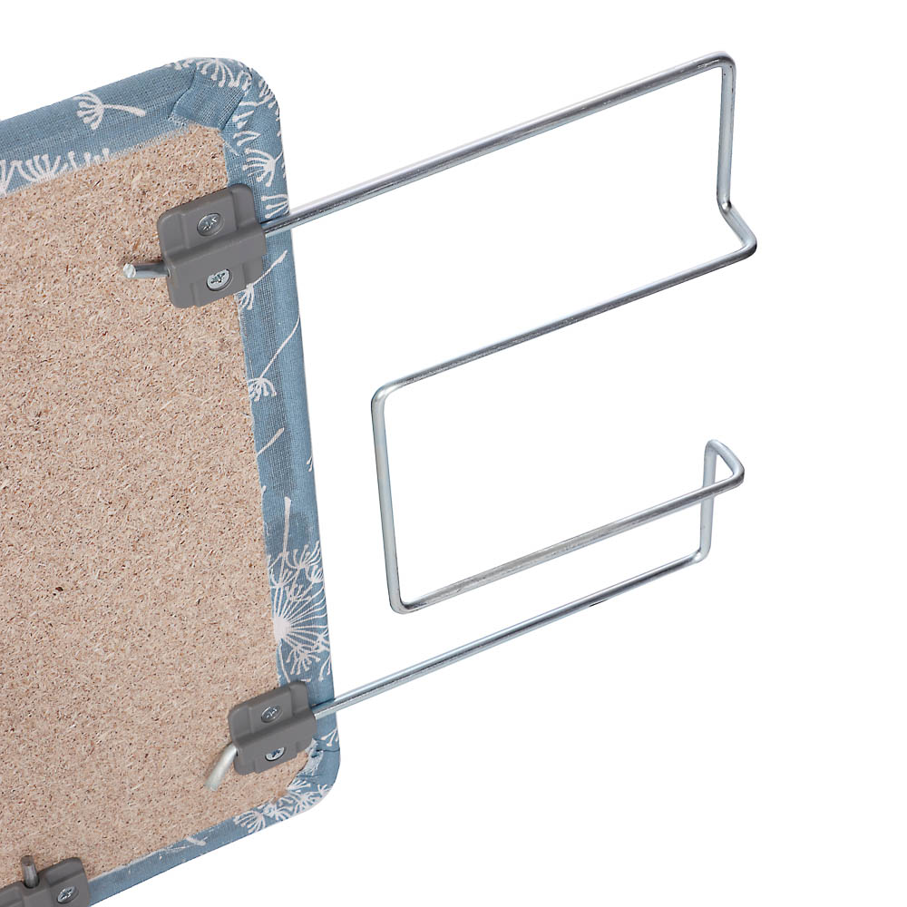 VETTA Доска гладильная ДСП, 1120х350х80(ДхШхВ)мм,выдвиж.подставка п/утюг,подрукавник,удл. 1,6м ДЛ-4, арт.№ 451-108