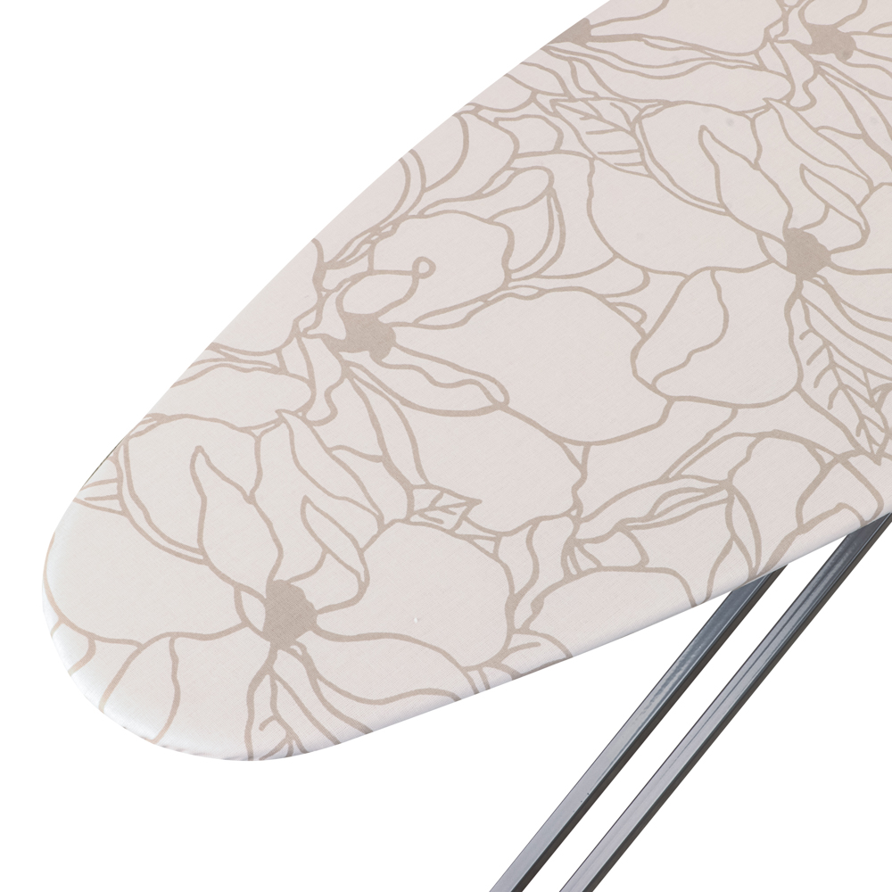 VETTA Доска гладильная 122х35х80см, фанера подставка под утюг с термоустойчивыми вст., удл. 1,6м, Н3, арт.№ 451-109