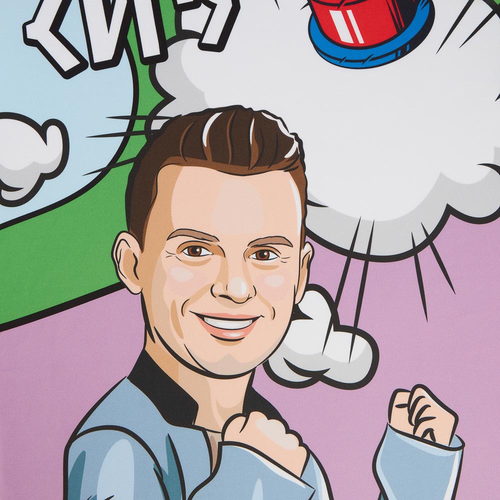 Футболка спортивная для взрослых "КИРЯ", размер XL, 100% полиэстер, 4 дизайна, арт.№ 006-010