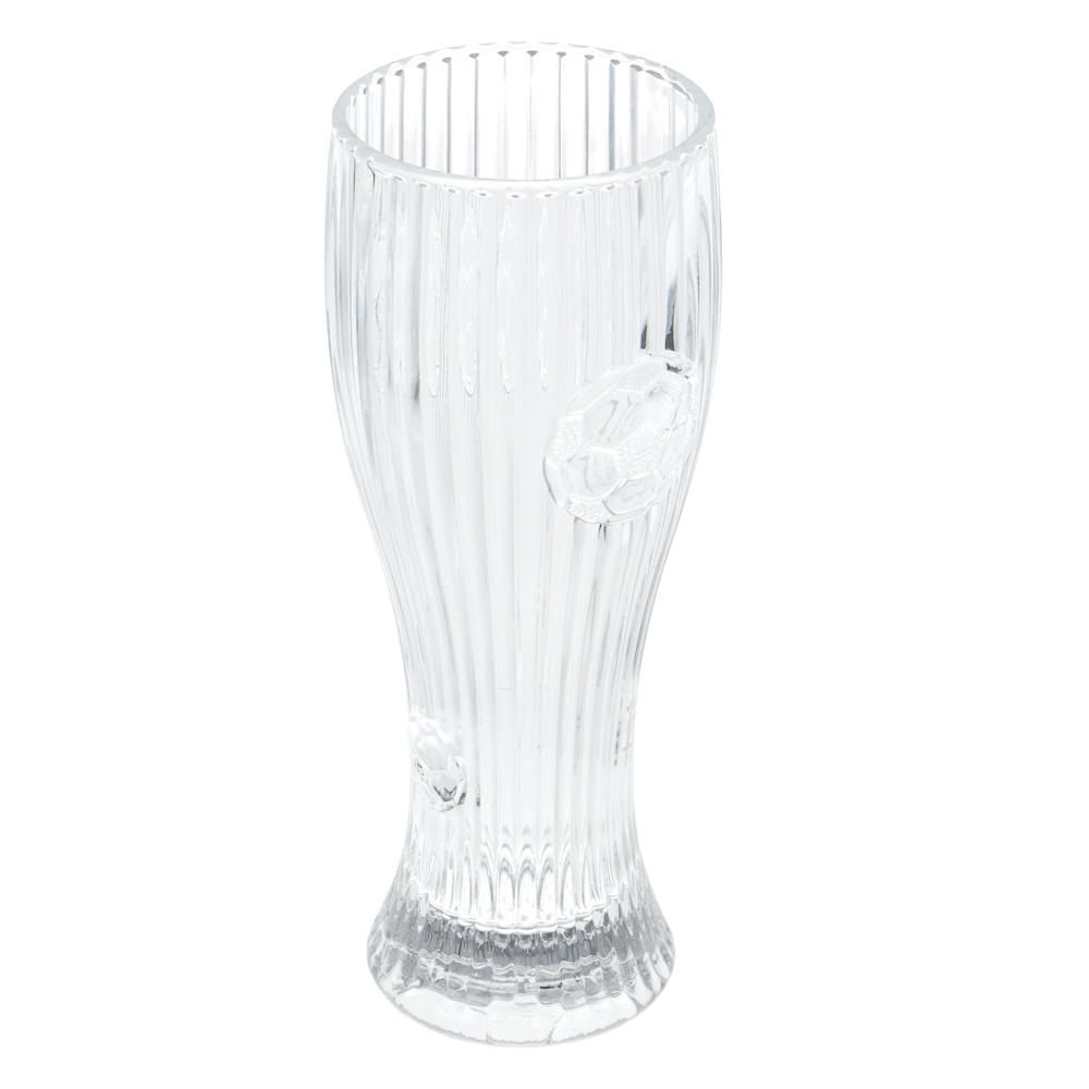 Стакан тм LADECOR "Футбол", 300 мл, стекло, 2 вида, арт.№ 531-115