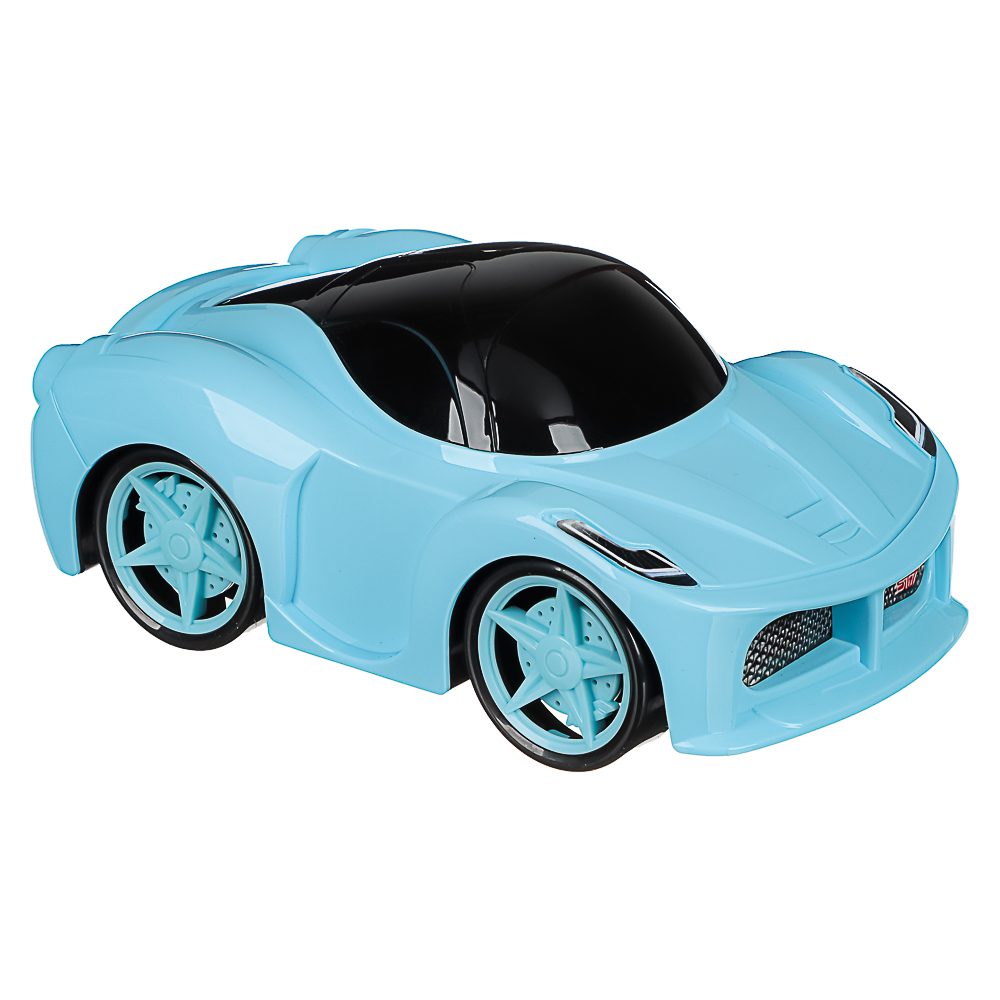 ИГРОЛЕНД Машинка гонщика игрушечная, пластик, 21,5х12х9 см, 5 дизайнов, для детей 3+, арт.№ 292-471