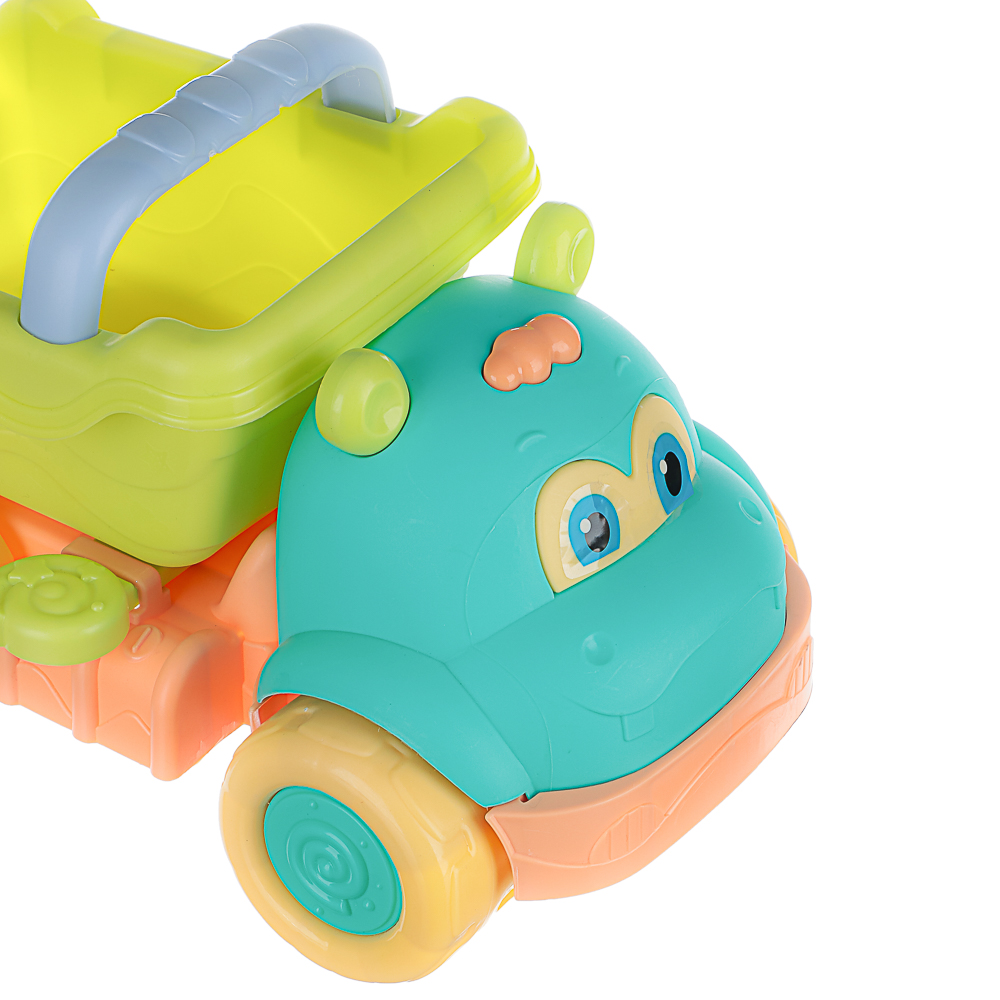 Набор для игр в песке "Самосвал", ИГРОЛЕНД, 3 предмета, пластик, для детей 3+, арт.№ 430-141