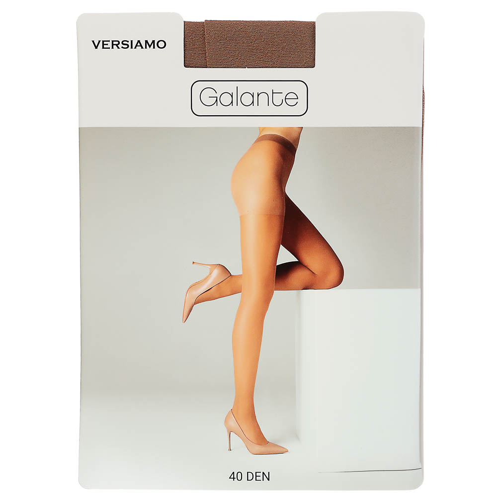 GALANTE Versiamo Колготки 40 DEN с шортиками, 85% полиамид, 15% эластан, размер 4, цвет загара, арт.№ 048-096