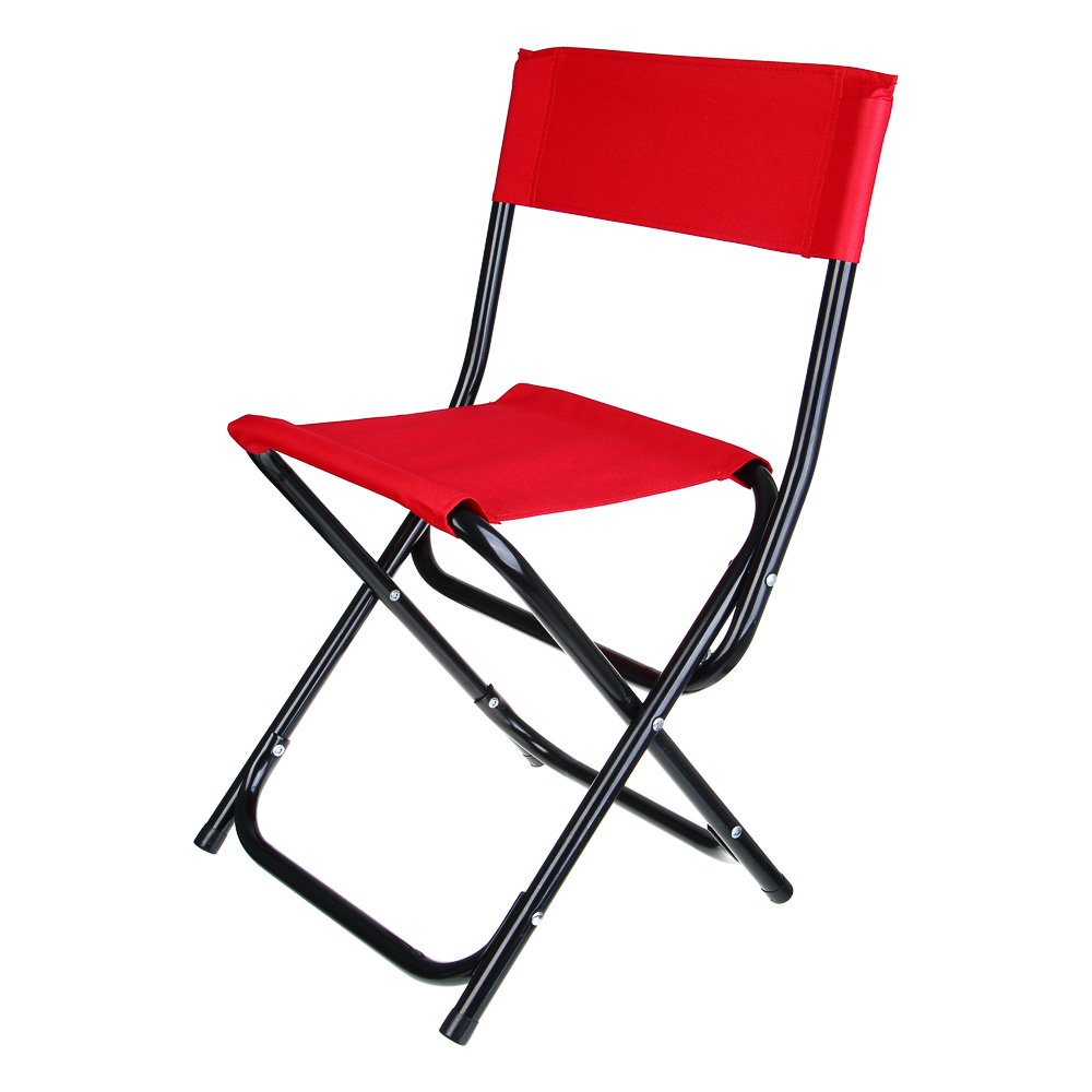 РУССО ТУРИСТО Стул со спинкой, до 90кг, 39х28х65см, оксфорд 600D, сталь d19мм, арт.№ 121-100