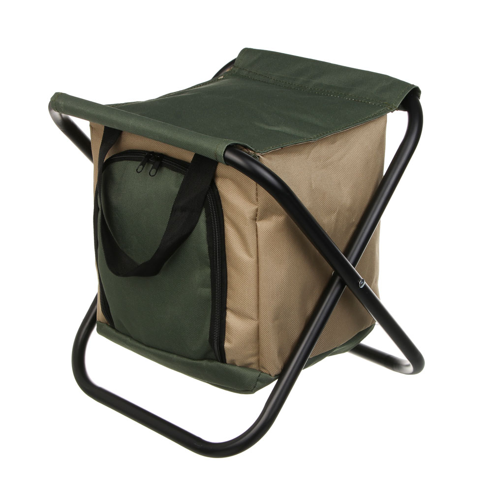Табурет с термосумкой тм РУССО ТУРИСТО, до 90 кг, 32,5х26х32см, оксфорд 600D, сталь d16мм, арт.№ 121-102