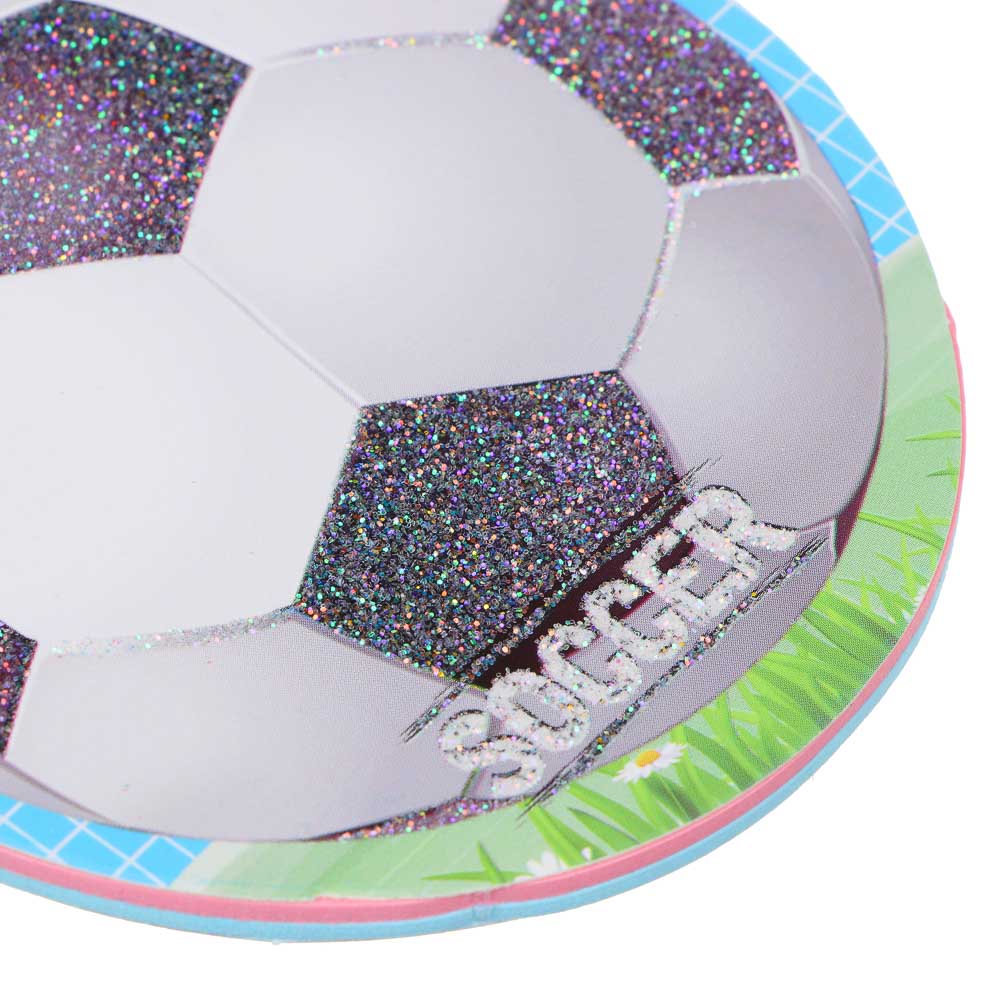 Записная книжка фигурная 9,5х8,5см, 40 листов, в форме мячей, спираль, 2 дизайна, арт.№ 557-064