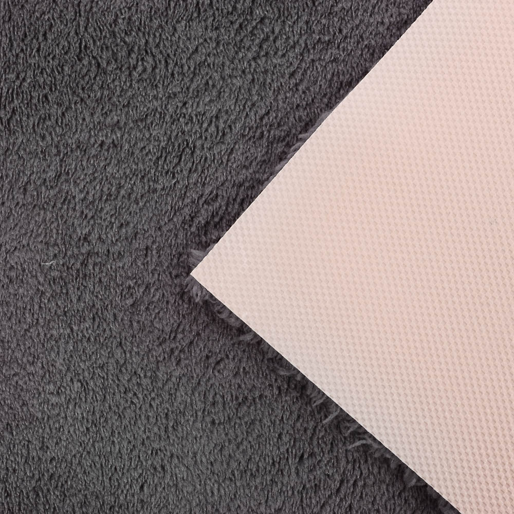 Коврик плюшевый 50х80 т.серый 03, арт.№ 462-846