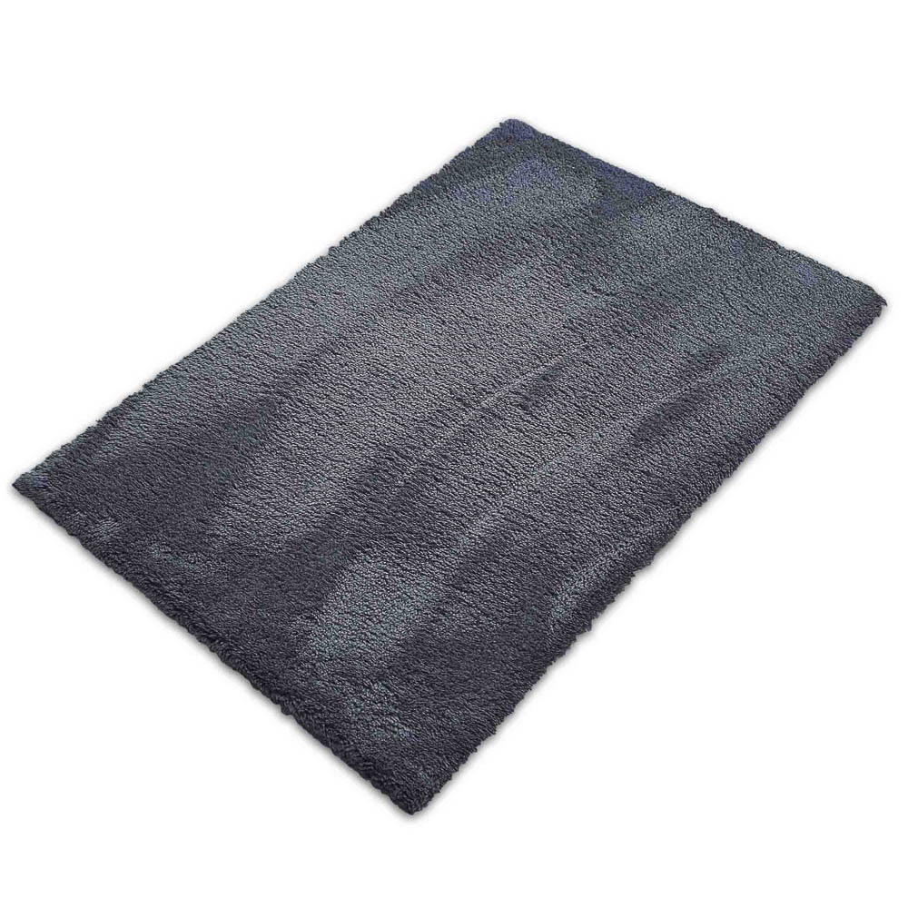 Коврик плюшевый 50х80 т.серый 03, арт.№ 462-846