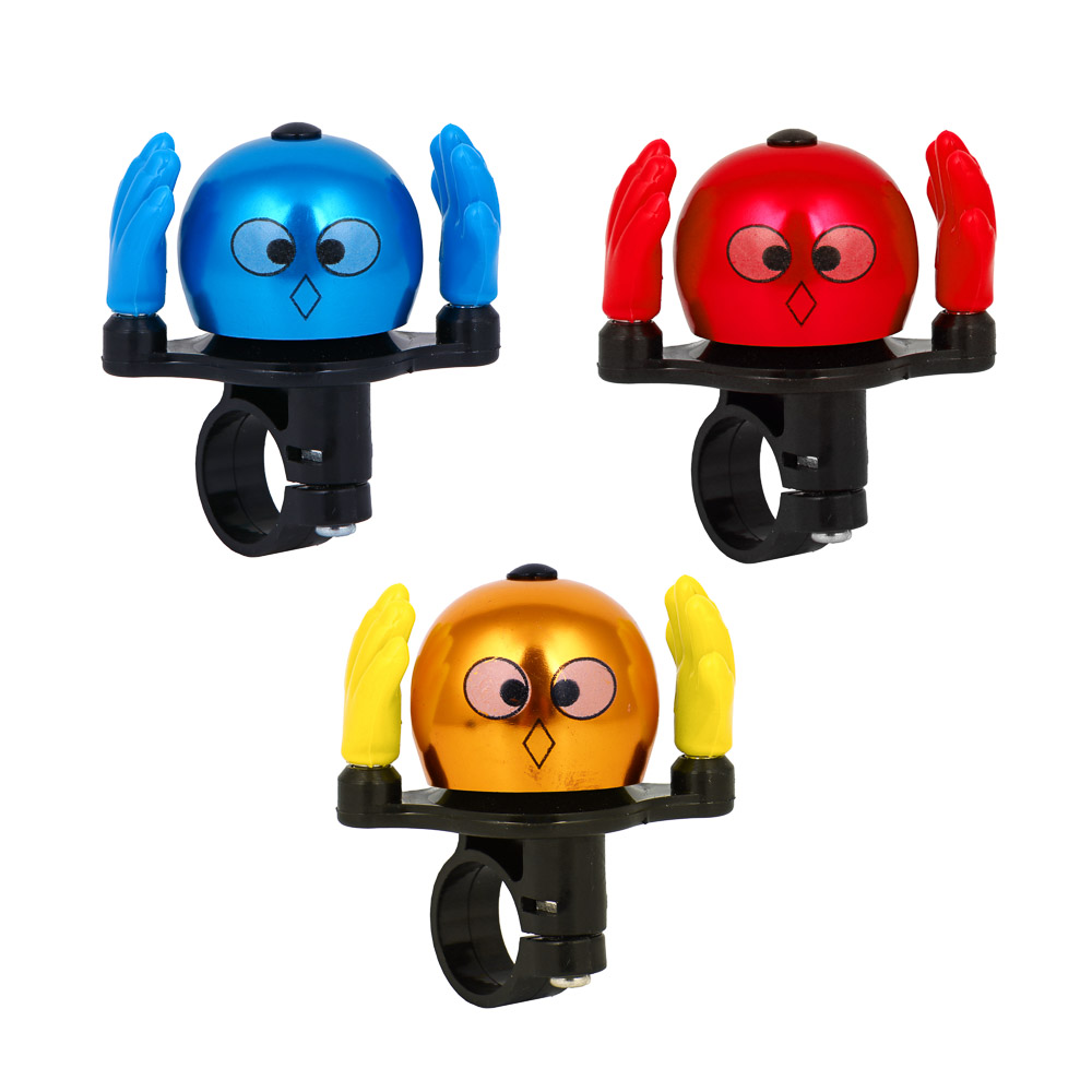 SILAPRO Звонок велосипедный 6х4см, металл, ABS, арт.№ 195-122