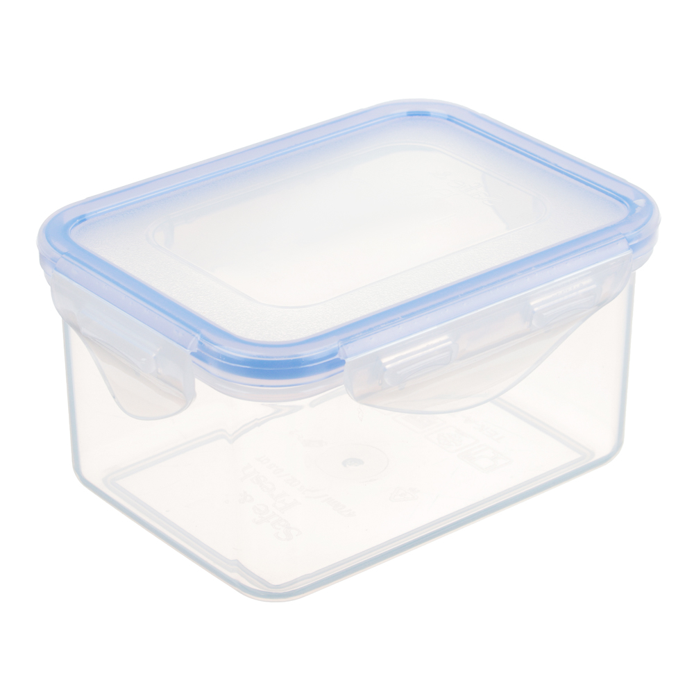 Контейнер пищевой с защелками 470мл, 10,2х13,5х6,8см, пластик, арт.№ 845-015
