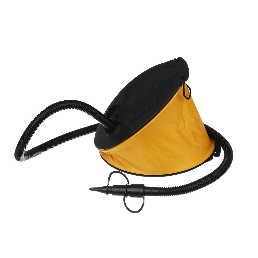 Насос ножной, тм BY SPORT, объём 3л, 22см, 3 насадки в комплекте, РР, арт.№ 069-002