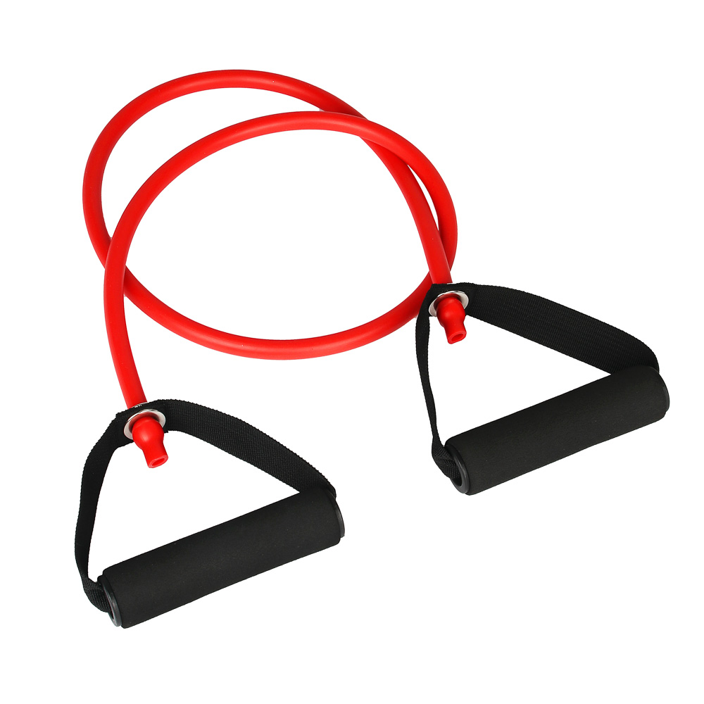 SILAPRO Эспандер трубчатый 120см, рукоять 2шт, 12см, сопротивление 15кг, ТРЕ, арт.№ 197-054