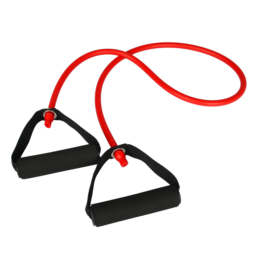 SILAPRO Эспандер трубчатый 120см, рукоять 2шт, 12см, сопротивление 15кг, ТРЕ, арт.№ 197-054