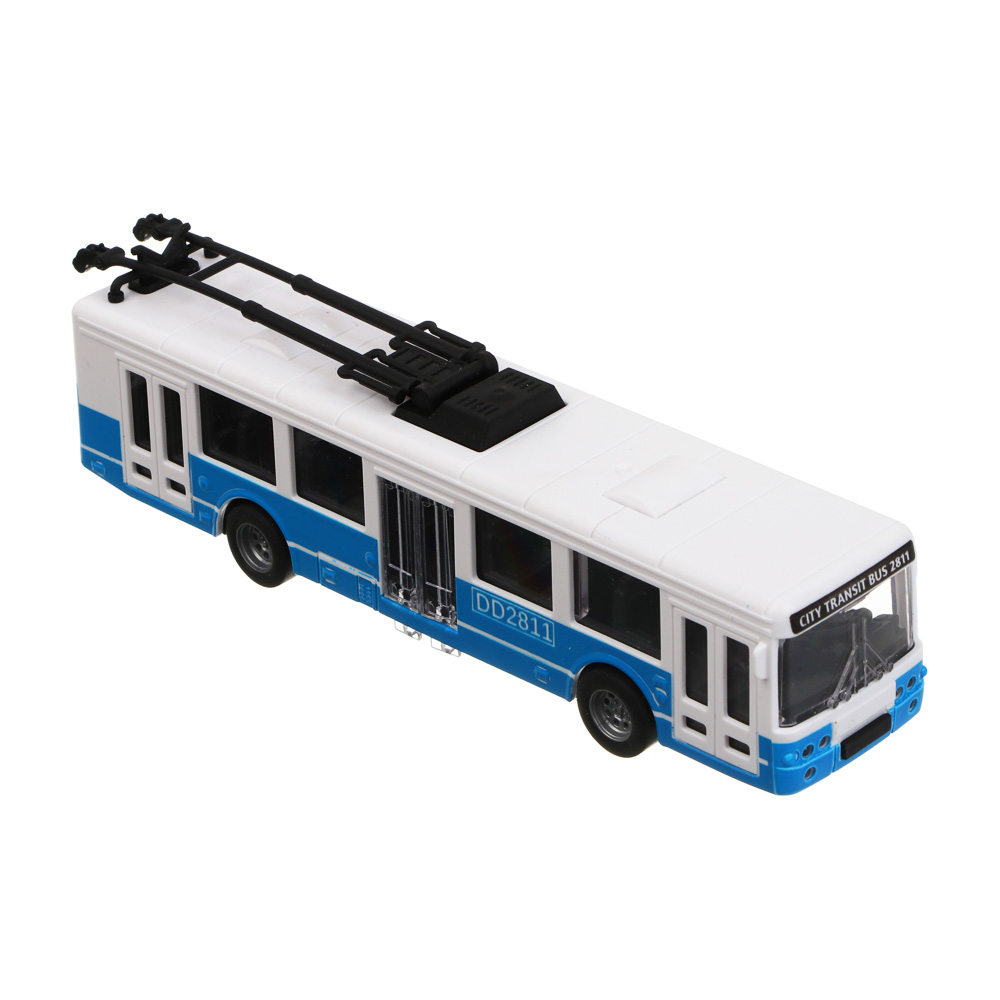 ИГРОЛЕНД Городской транспорт инерционный, РР, 3,5х4х16 см, 2 дизайна, арт.№ 292-487