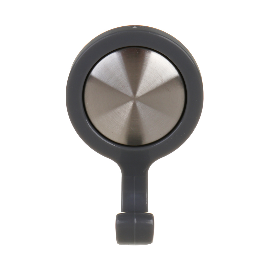 Крючки самоклеящиеся тм VETTA, нерж. сталь, пластик, 2 цвета, 2шт, арт.№ 440-003