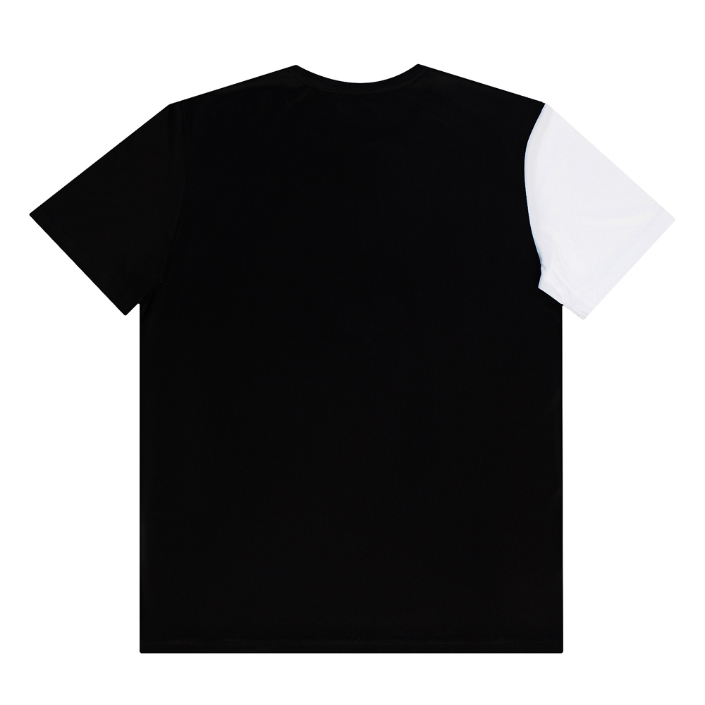 Футболка спортивная для взрослых «КИРЯ», размер L, 100% полиэстер, черно-белая, арт.№ 006-042