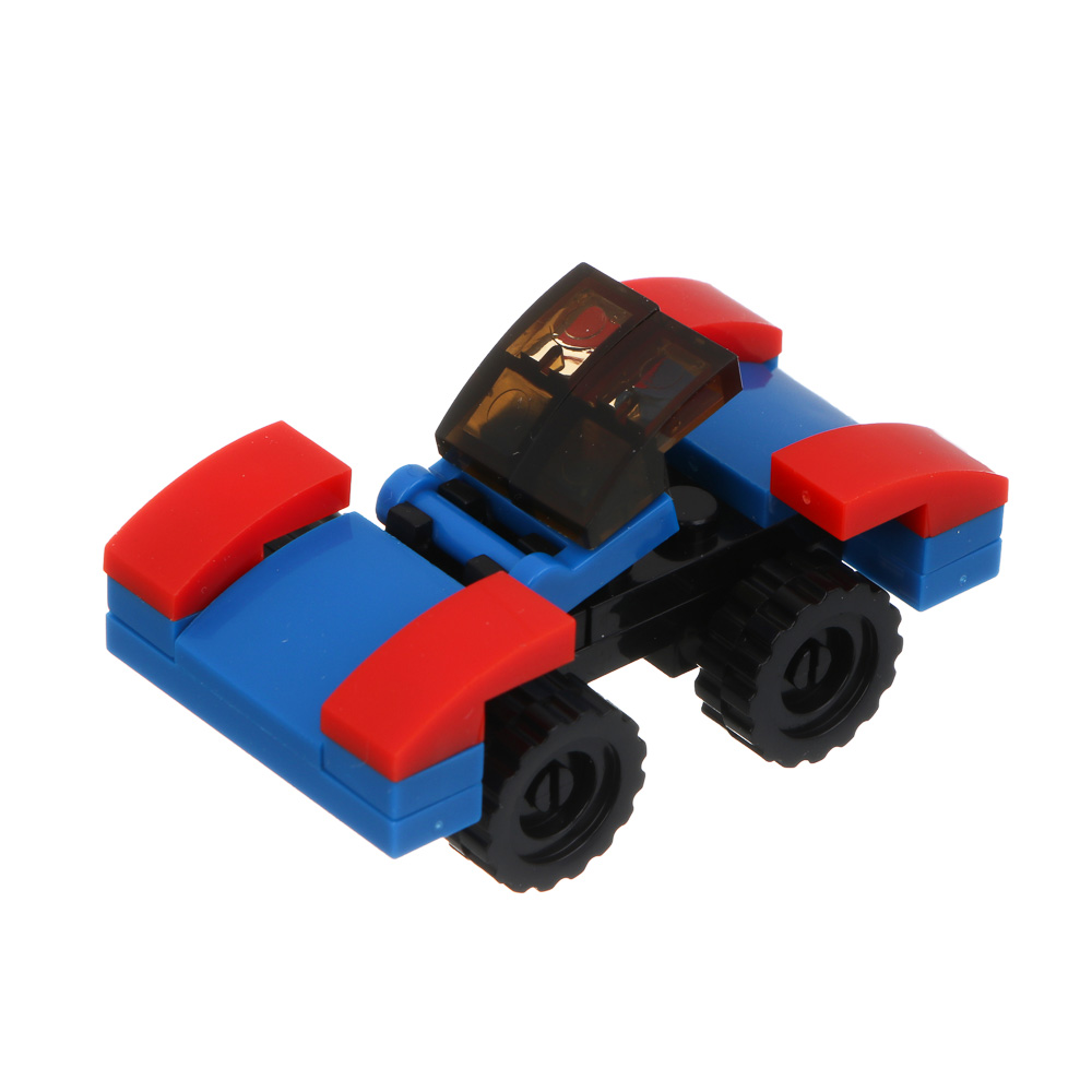 ИГРОЛЕНД Конструктор "Гонки", 13х4х7,5 см, ABS, 6 видов, арт.№ 265-667