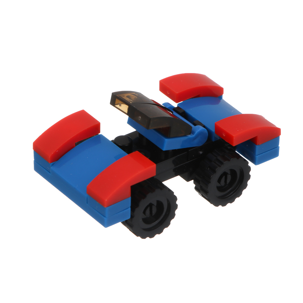 ИГРОЛЕНД Конструктор "Гонки", 13х4х7,5 см, ABS, 6 видов, арт.№ 265-667