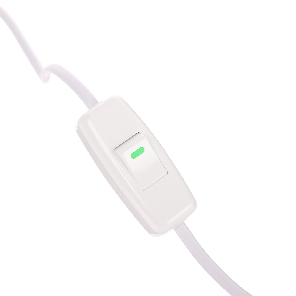 Светильник переносной настольный BY Патры, 40Вт, 28 см, Е14, 230В, керамика, текстиль, белый, арт.№ 222-042