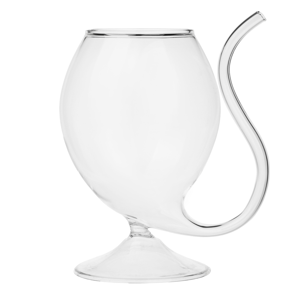 Бокал с трубочкой тм MILLIMI, 300 мл, стекло, инд. упак, арт.№ 878-612