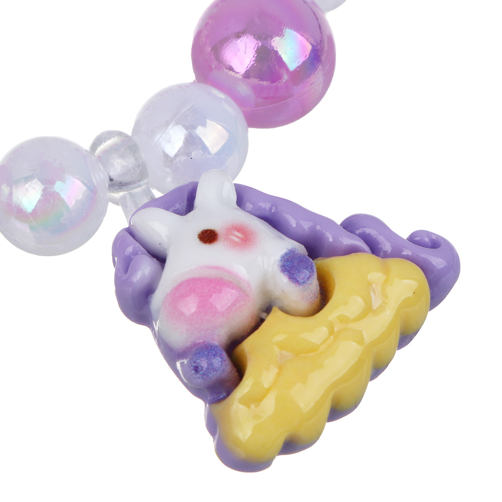 Набор детской бижутерии BY Русские супергерои: браслет, кольцо, клипсы, заколка, 3 дизайна, арт.№ 316-373