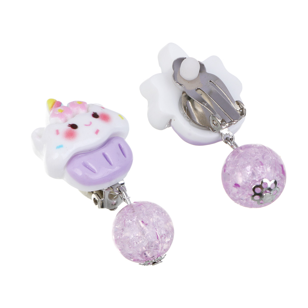 Набор детской бижутерии BY Русские супергерои: браслет, кольцо, клипсы, заколка, 3 дизайна, арт.№ 316-373