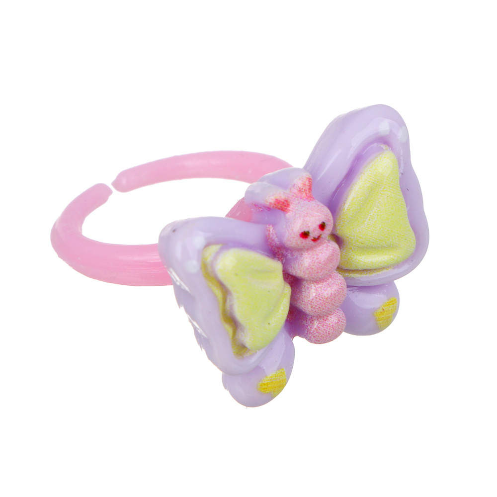 Набор детской бижутерии BY Русские супергерои: браслет, кольцо, крабики 2шт, клипсы, 3 дизайна, арт.№ 316-375