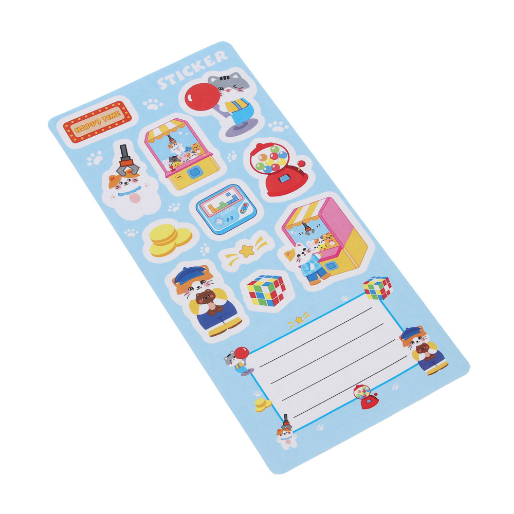 Набор для творчества пазл с наклейками, 18,5х24,5см, бумага, 4 дизайна, арт.№ 283-244